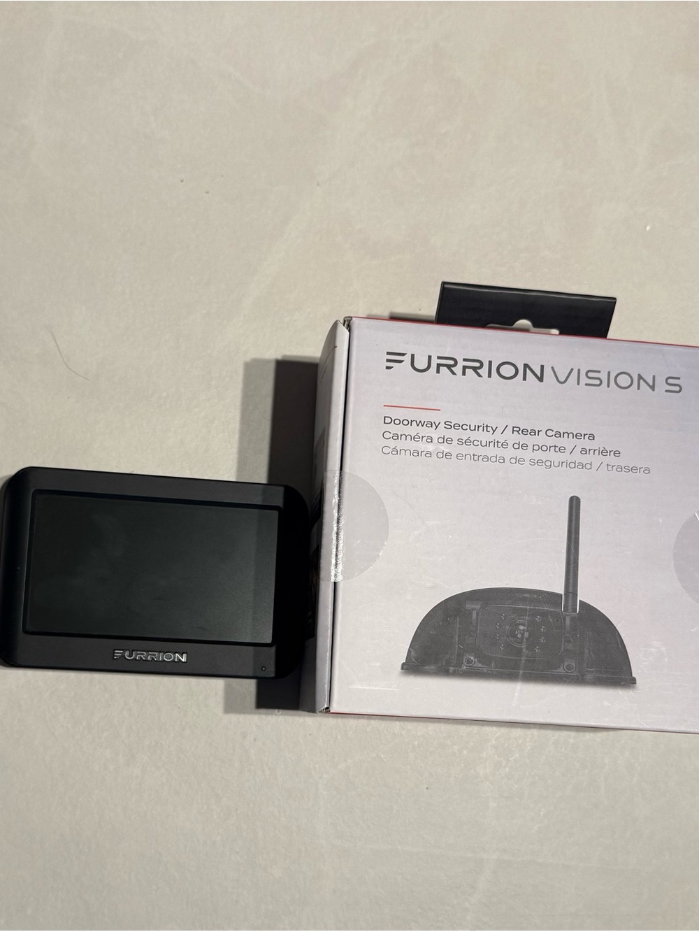 Furrion Visions S Compact Doorway & Rear Camera Monitor - Black